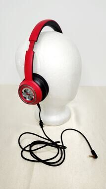 Monster NCredible NTune On-Ear Headphones Candy Red Tested Working